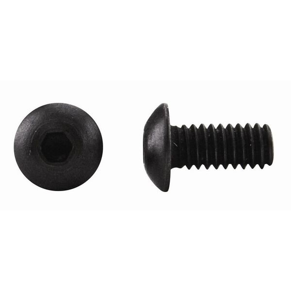 Holo-Krome #5 Socket Head Cap Screw, Black Alloy Steel, 1/4 in Length 640010280